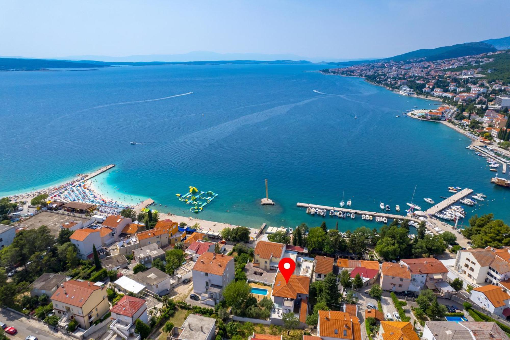 Villa Mar Selce Esterno foto