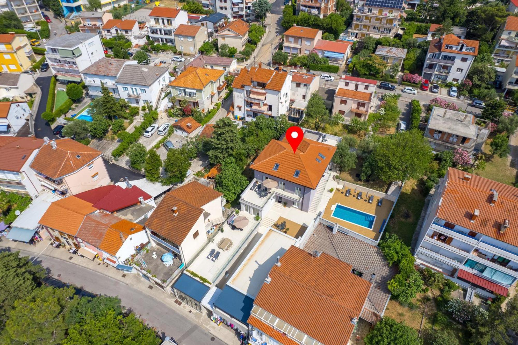 Villa Mar Selce Esterno foto